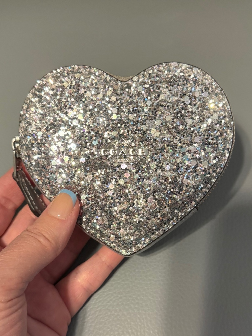 Coach Glitter Coin purse